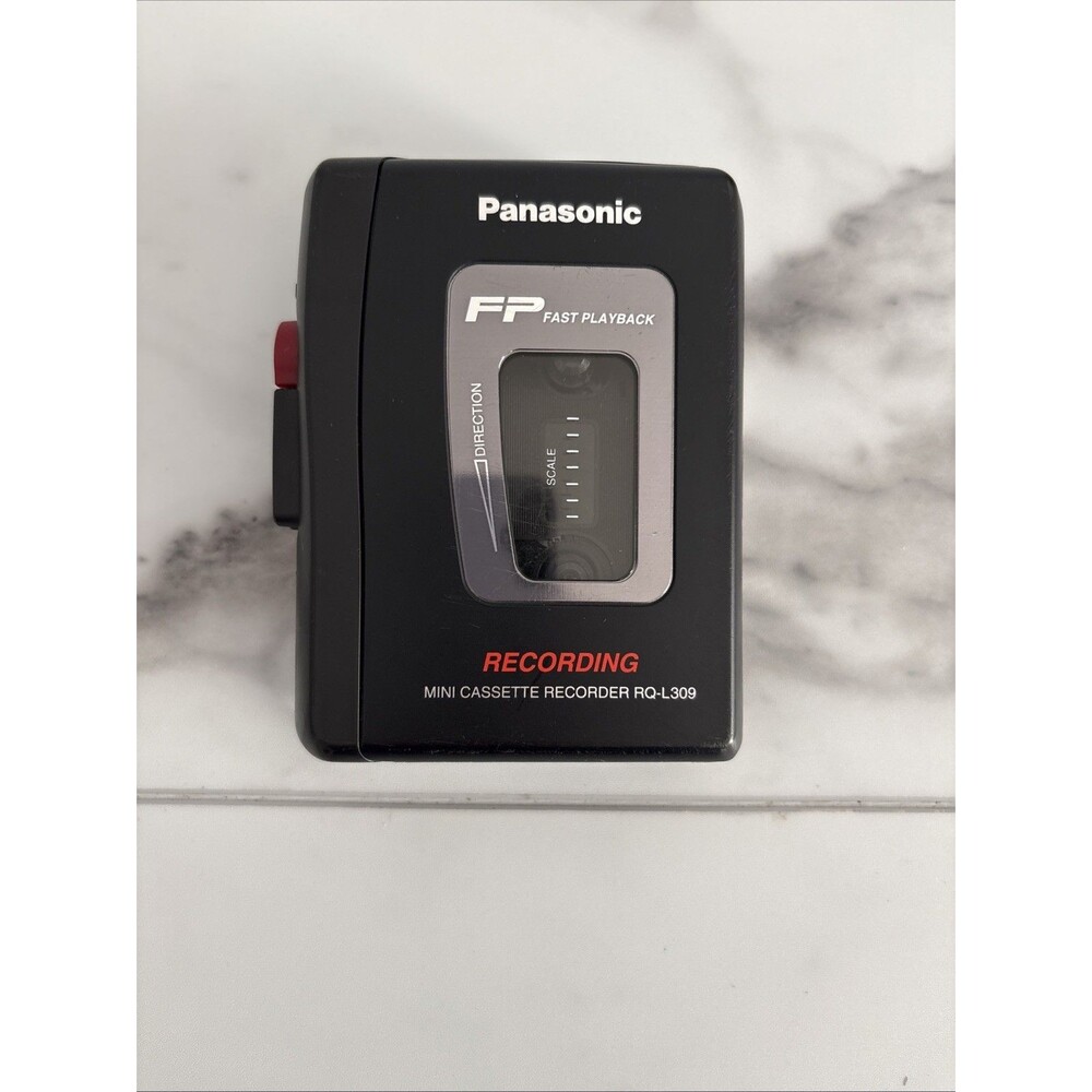 Panasonic RQ-L309 Cassette Voice Recorder FP Fast Playback Tested Works